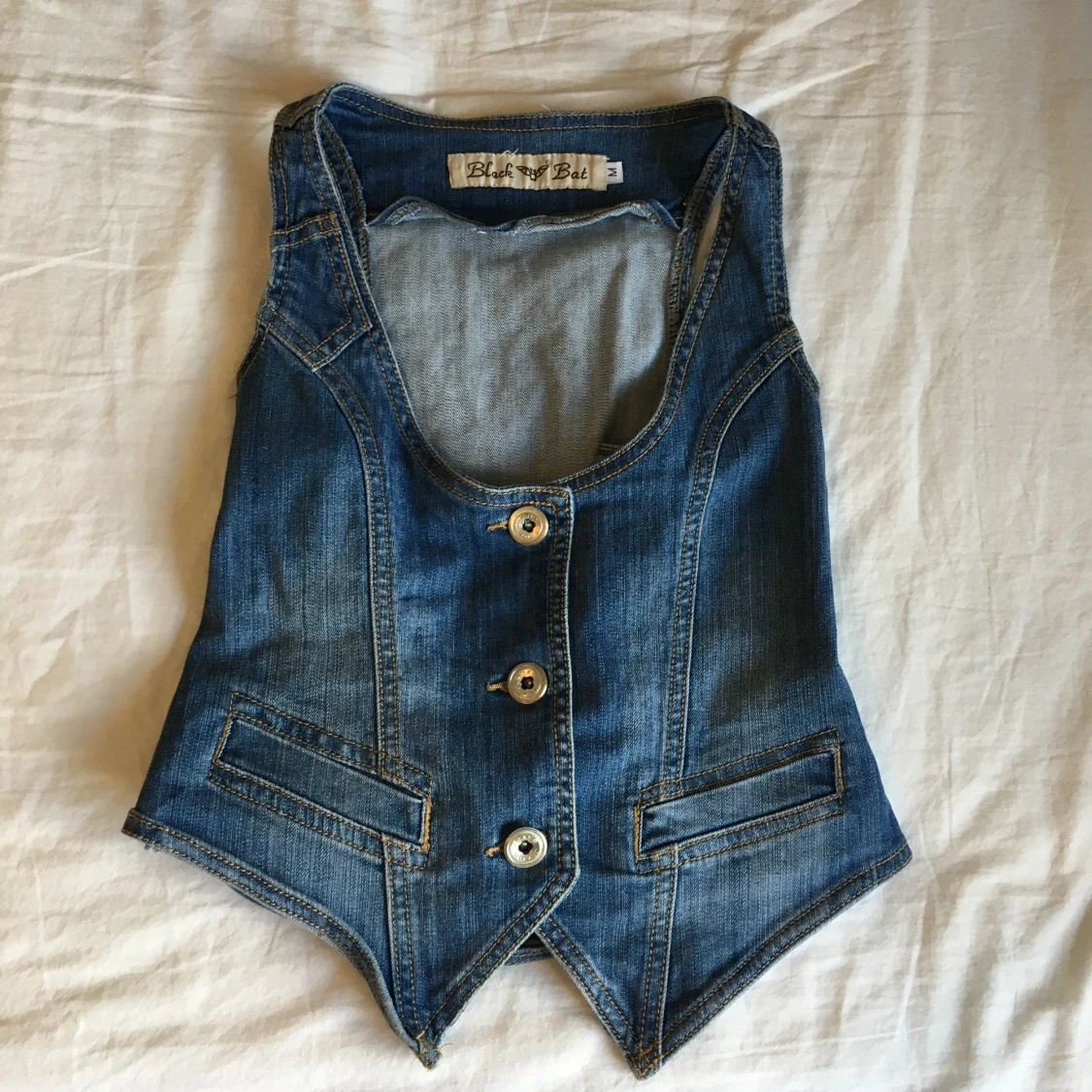 Vintage jeanstopp/ väst, 2000tal - 2