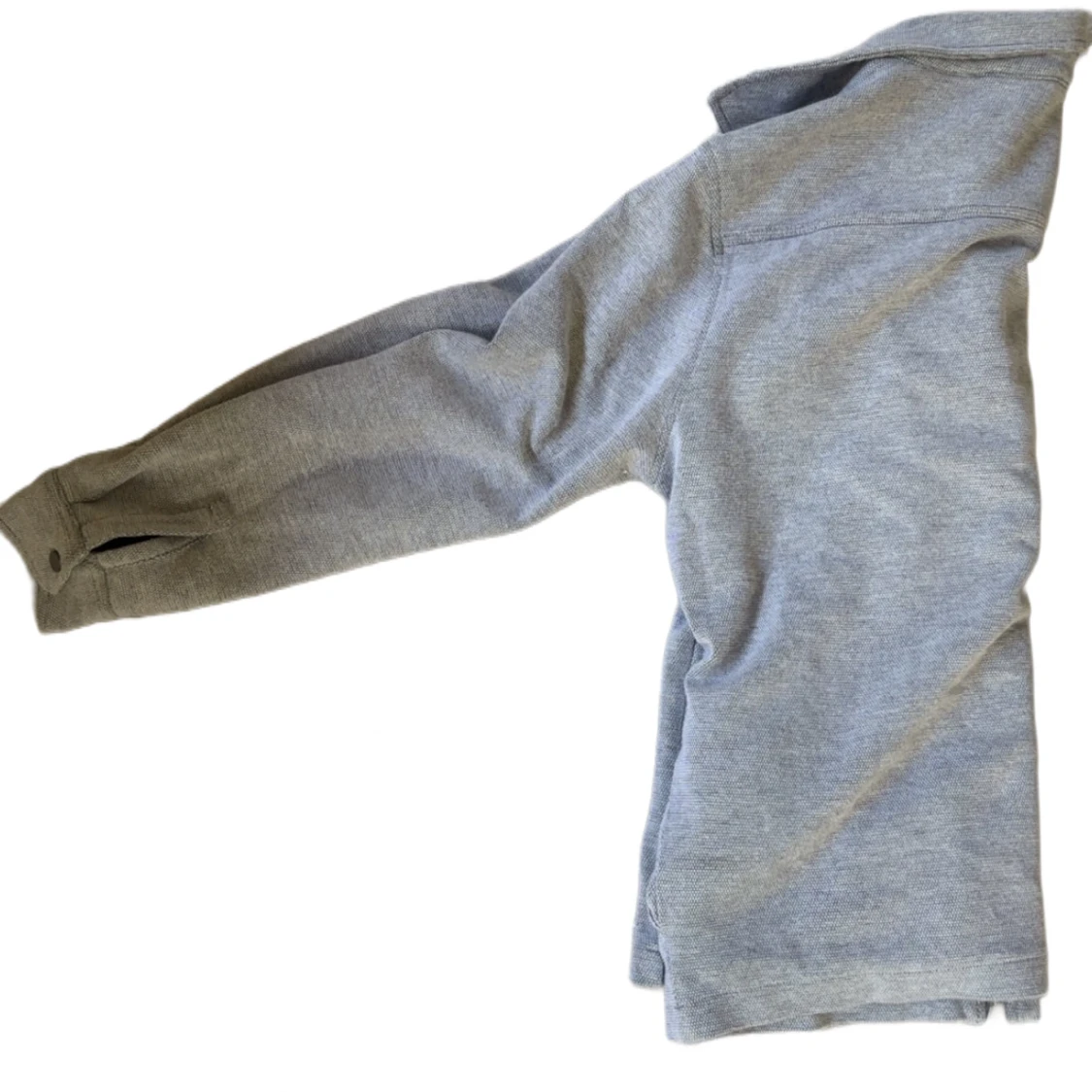 Grå zip overshirt  - 2