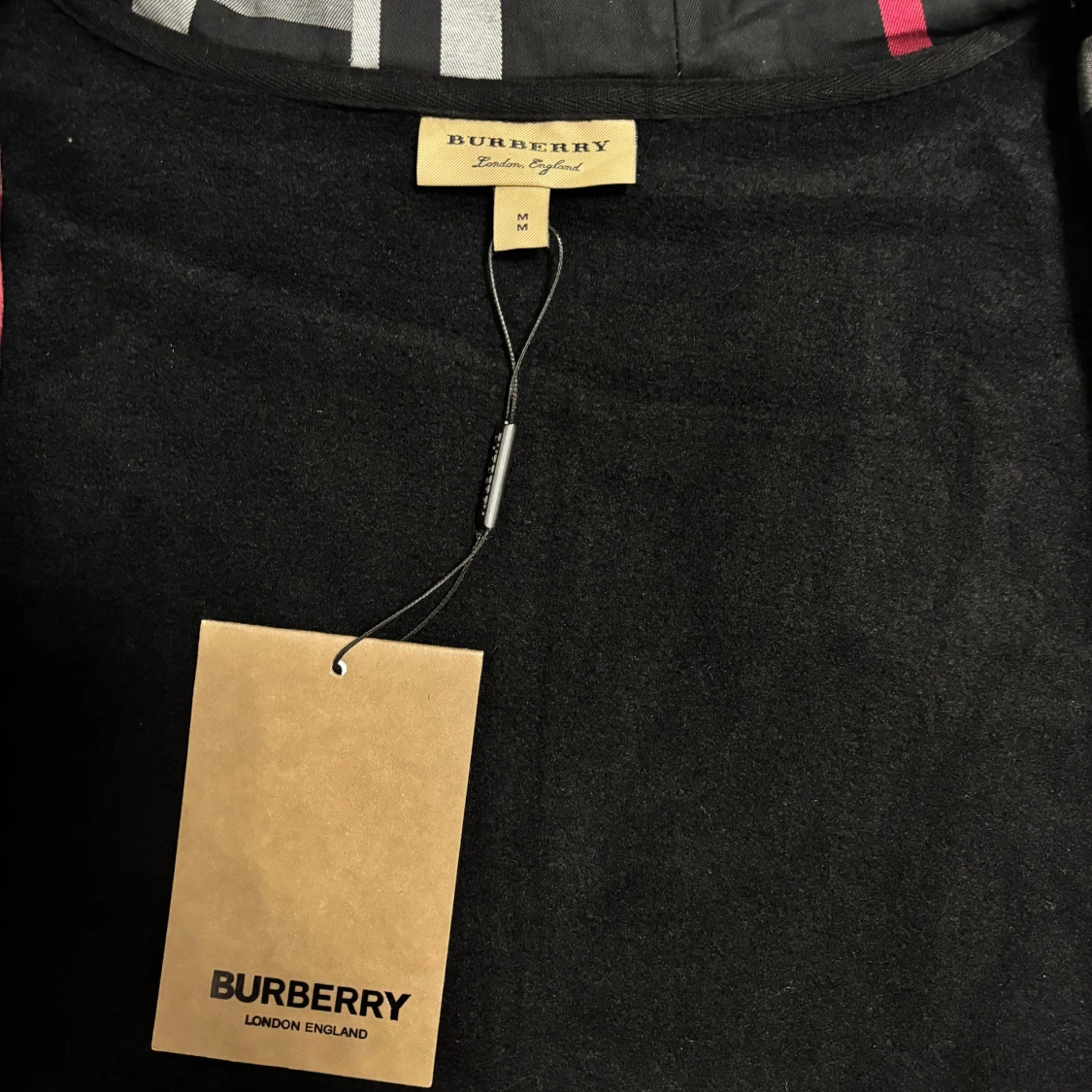 Svart zip hoodie från Burberry  - 2