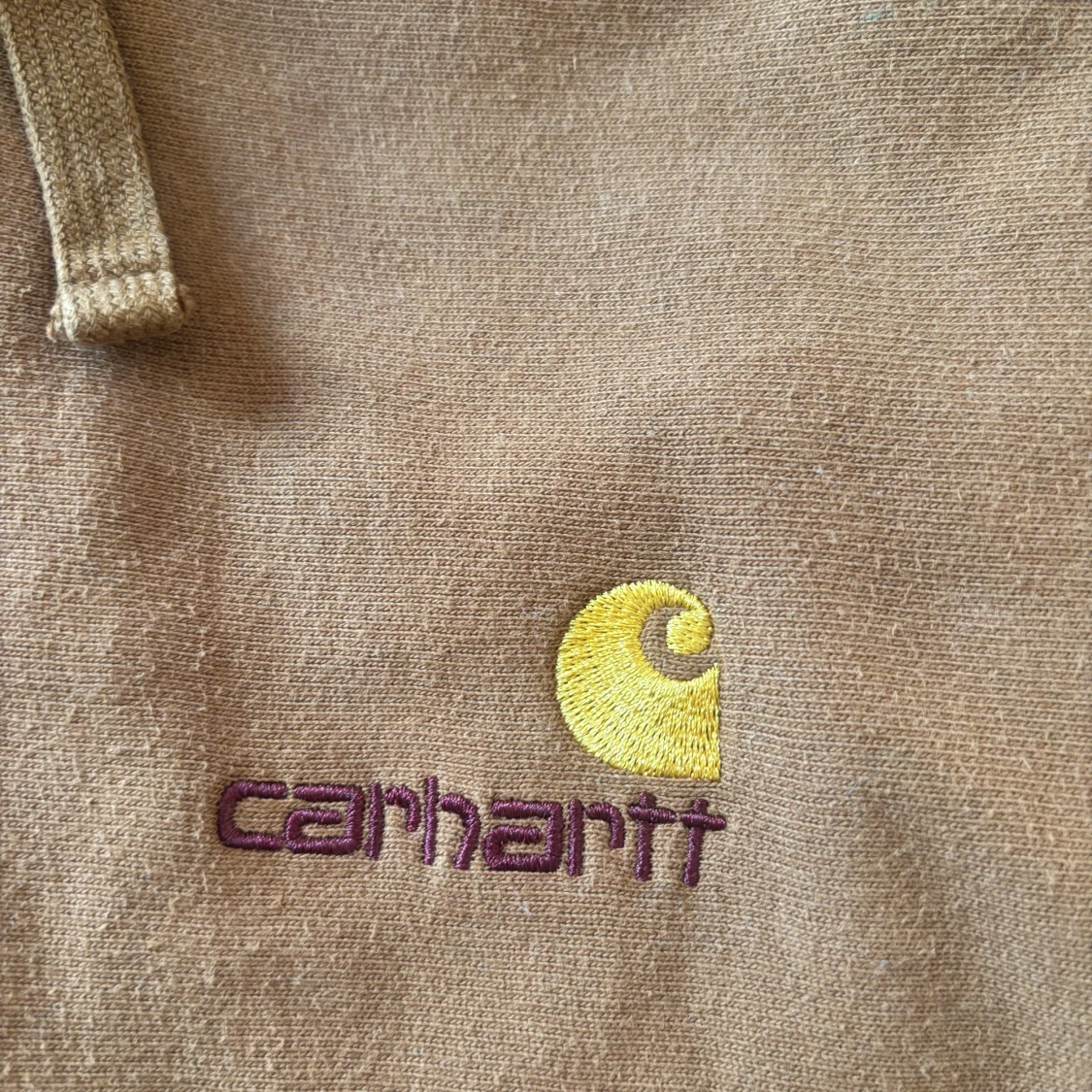 Brun hoodiejacka från Carhartt L - 2