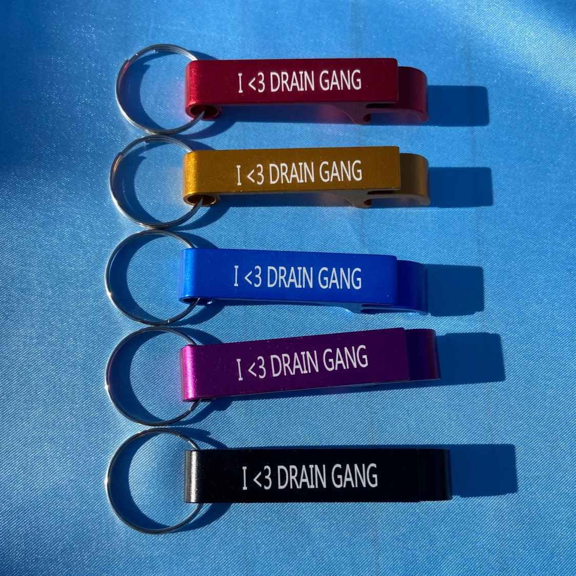 DRAIN GANG - bottle cap opener keychain