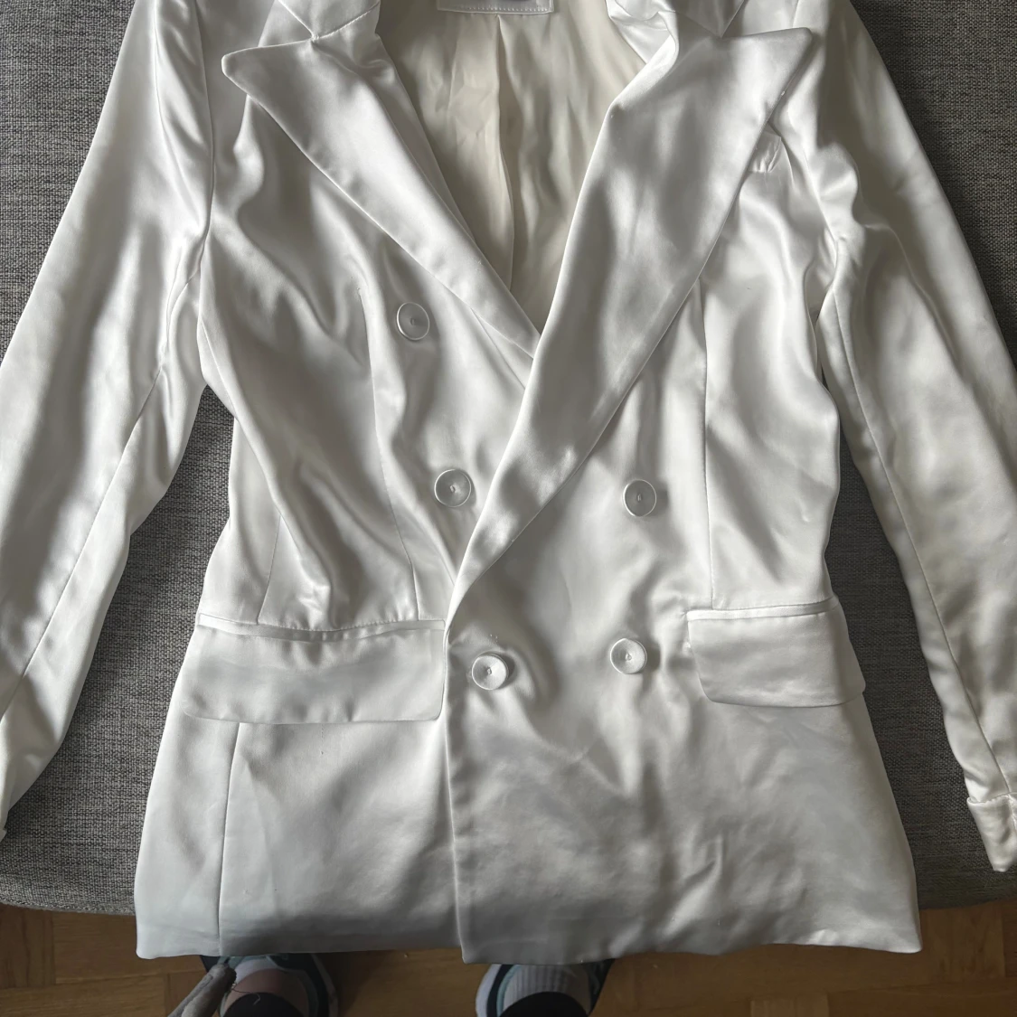 Vit kavaj i Satin från Mex - 4