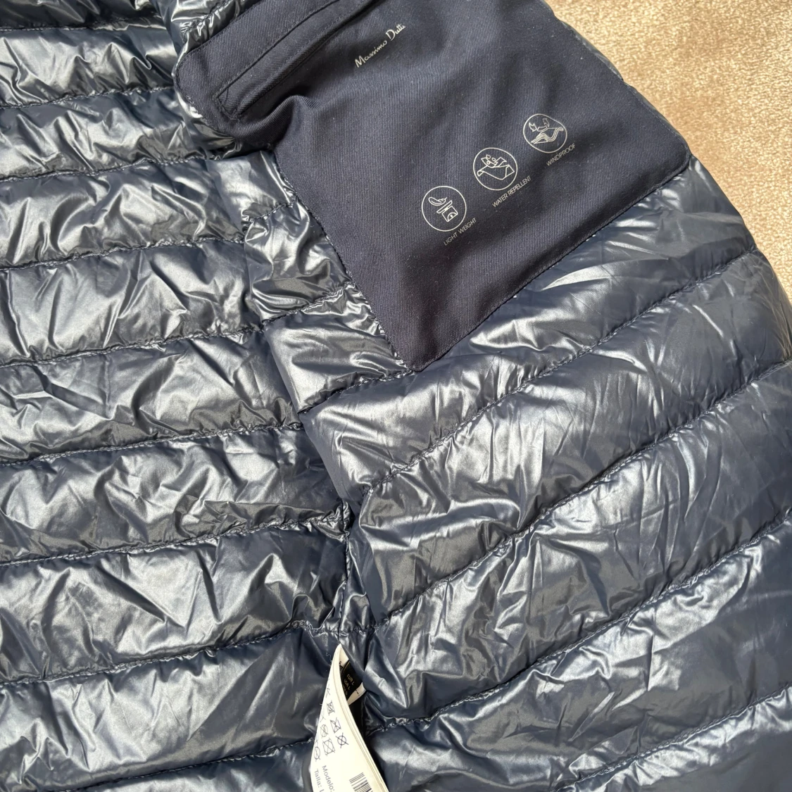 Mörkblå overshirt/jacka från Massimo Dutti - 2