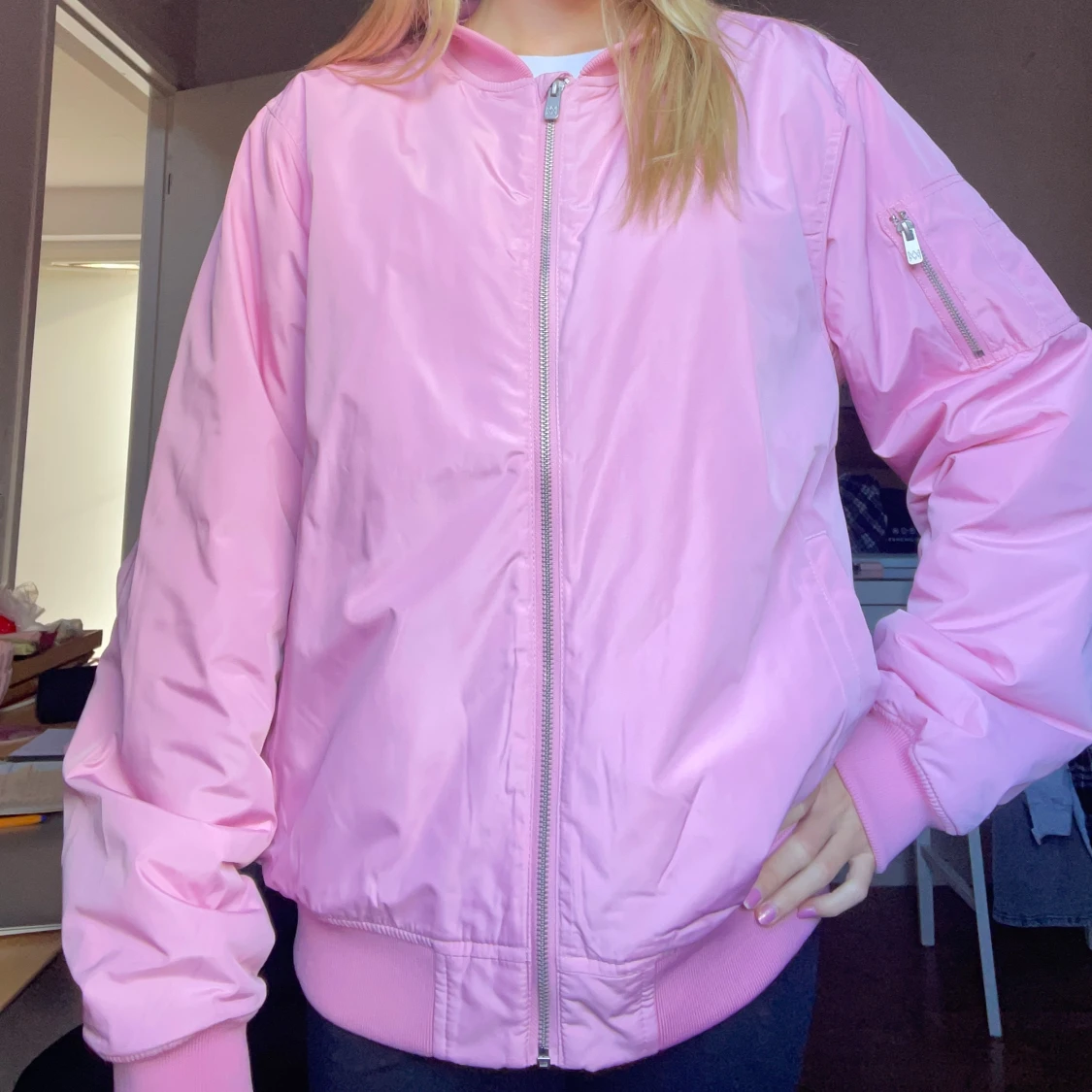 M&M Rosa bomberjackađ