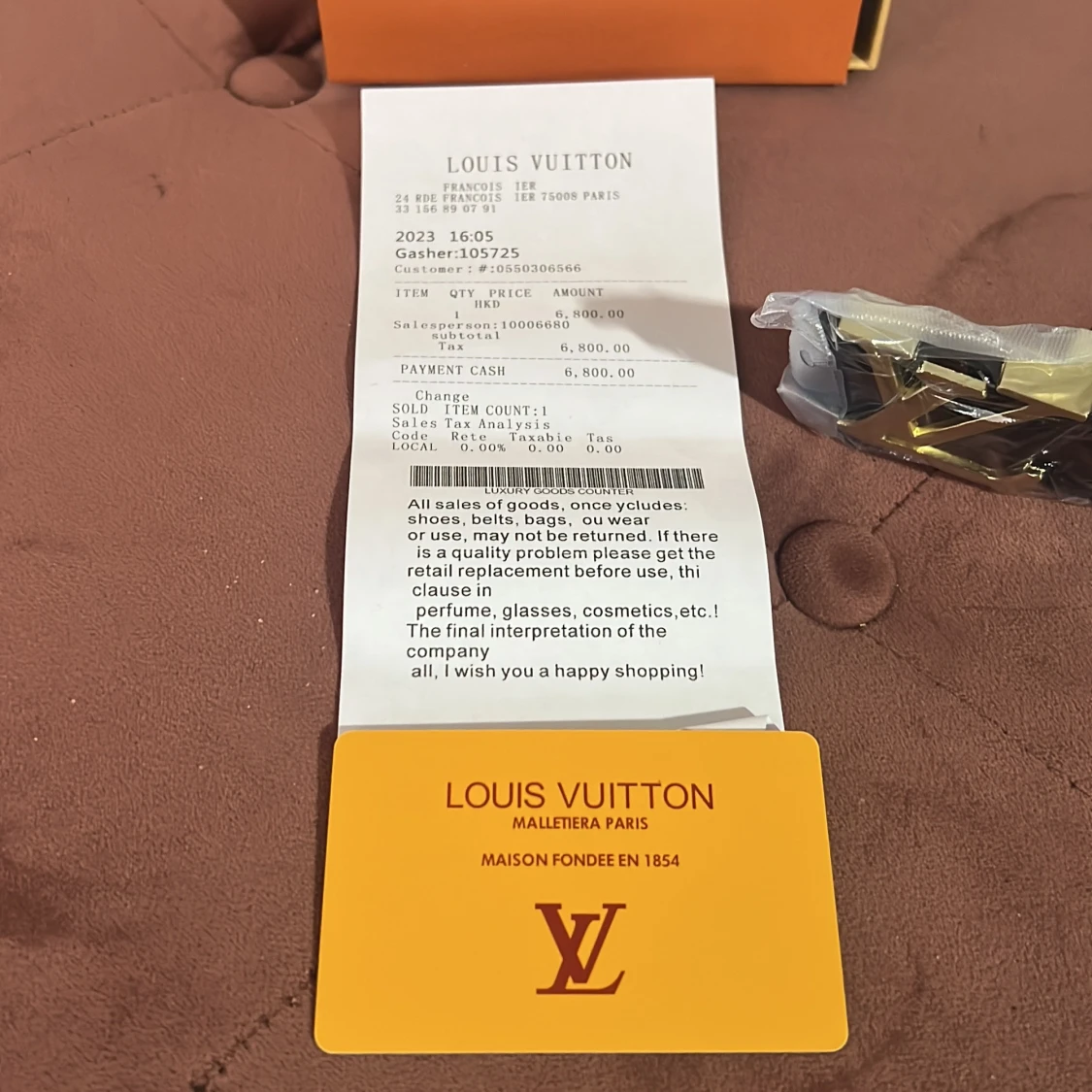 Louis v bälte   - 2