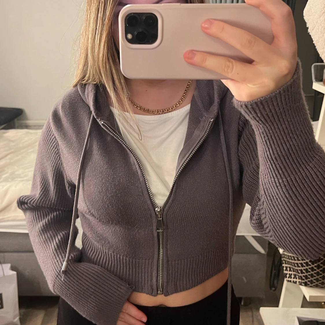 Stickad kofta från Zara - 1