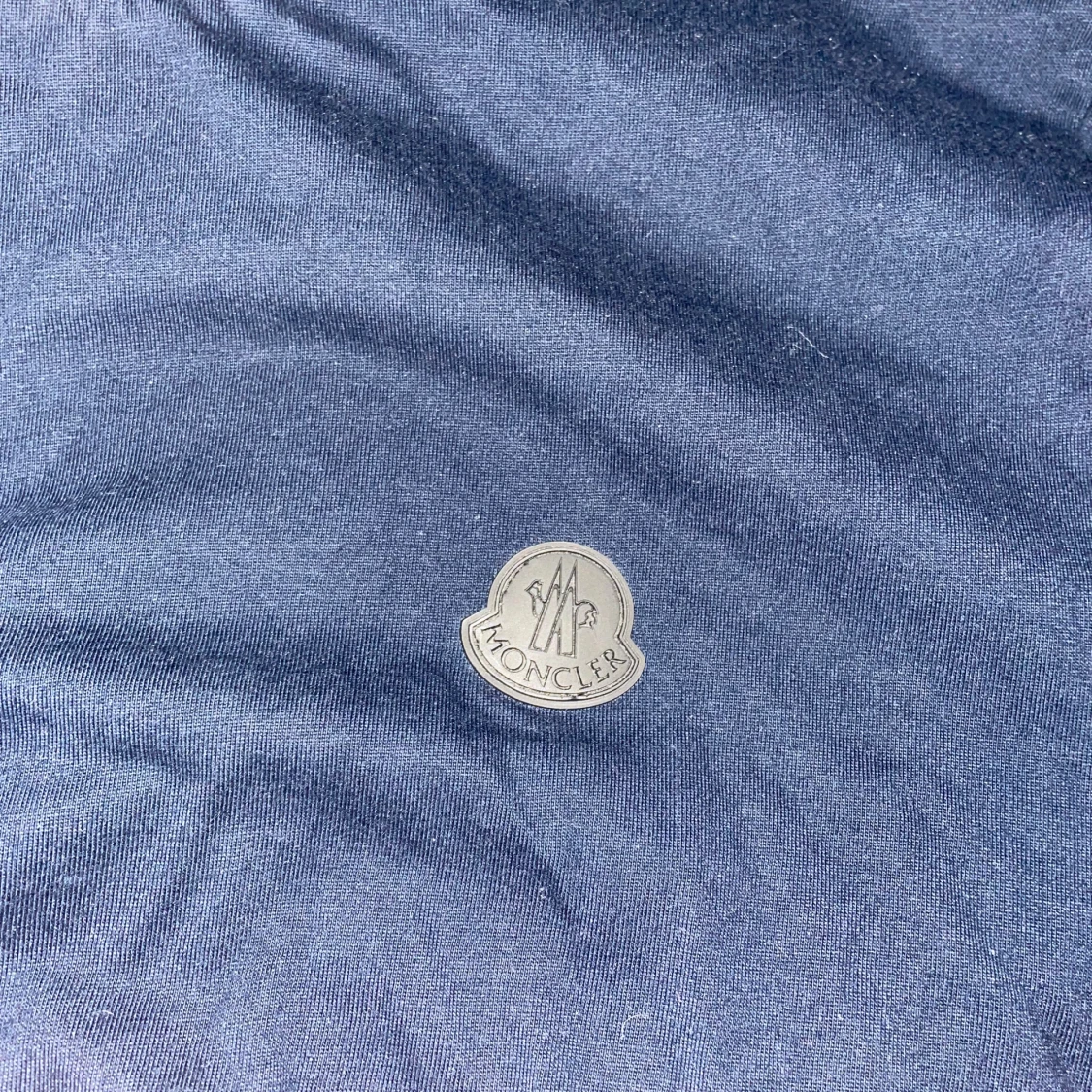 Mörkblå Moncler t-shirt i bomull - 2