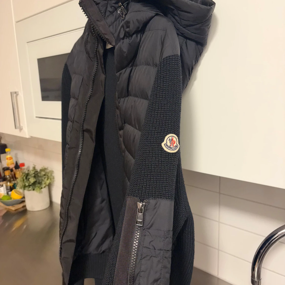 Svart Moncler cardigan  - 1