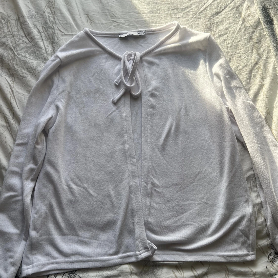 Vit kofta med knyt från lager 157 i storlek 160 - 4