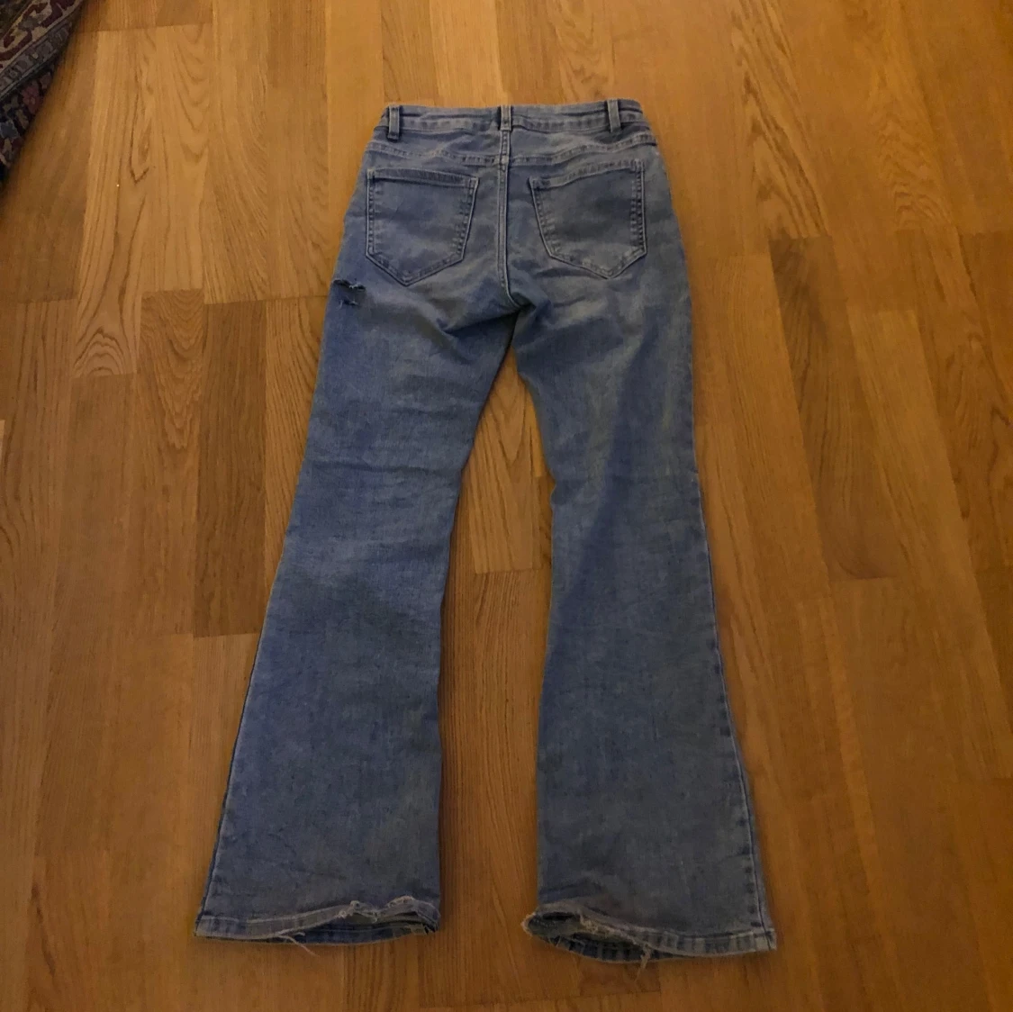 Blå bootcut jeans från Lindex 152 - 4