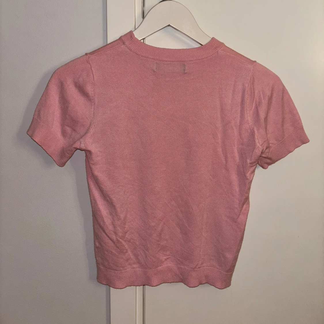 Rosa stickad topp från MNG  - 1