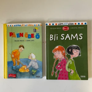 På en öde ö & Bli sams - Två lättlästa böcker med färgglada illustrationer och kort text, perfekta för dig som vill ha en rolig och enkel läsupplevelse. Upptäck vänskap, äventyr och vardagsdrama i skolan och på spännande platser. Passar unga läsare som gillar berättelser om kompisar.