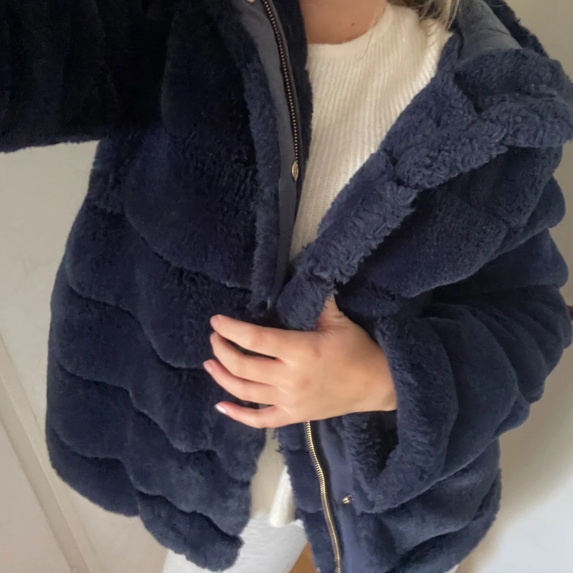 Mörkblå teddyjacka från samsoesamsoe  - 1