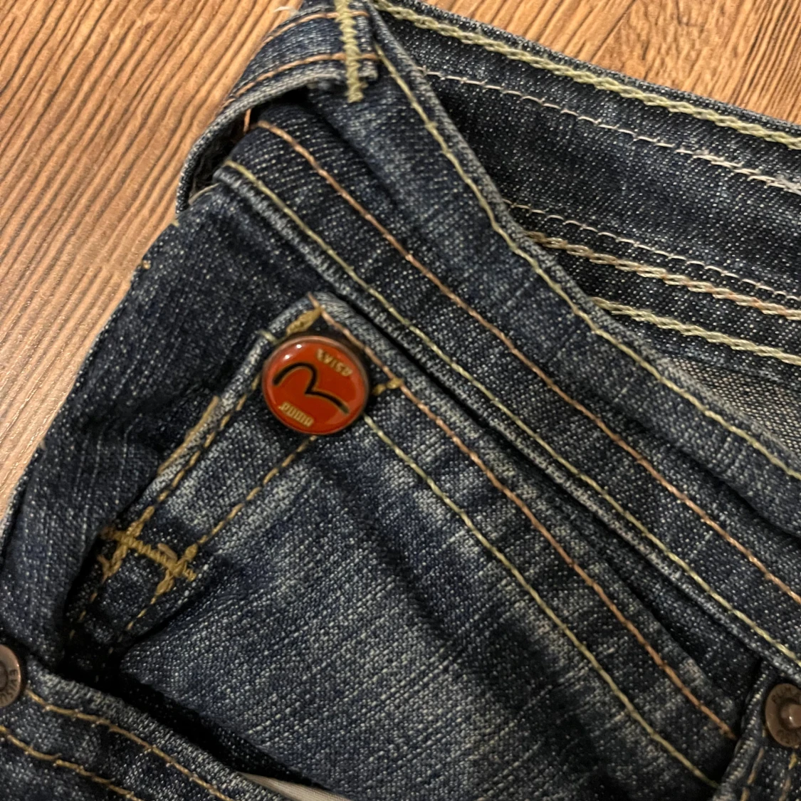 Lågmidjade Evisu jeans - 4