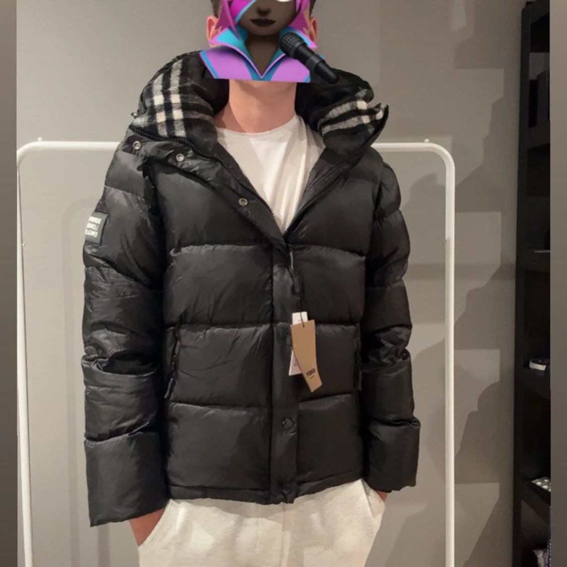 Svart pufferjacka från Burberry - 1