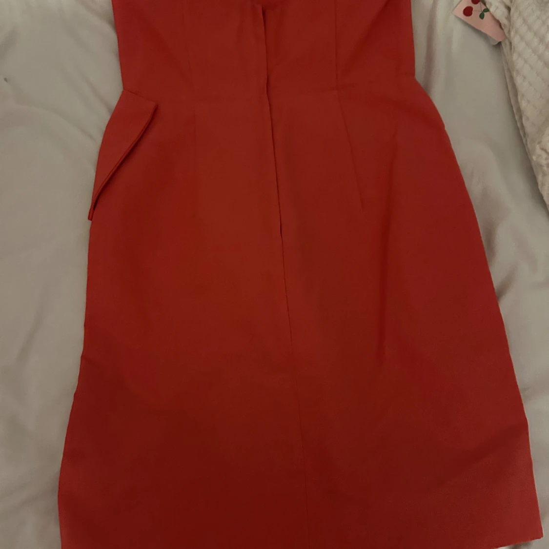 Rosa  axelbandslös klänning H&M 38 - 1
