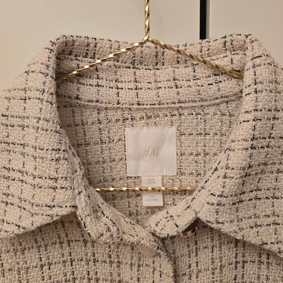 H&M tweed överskjorta - 2