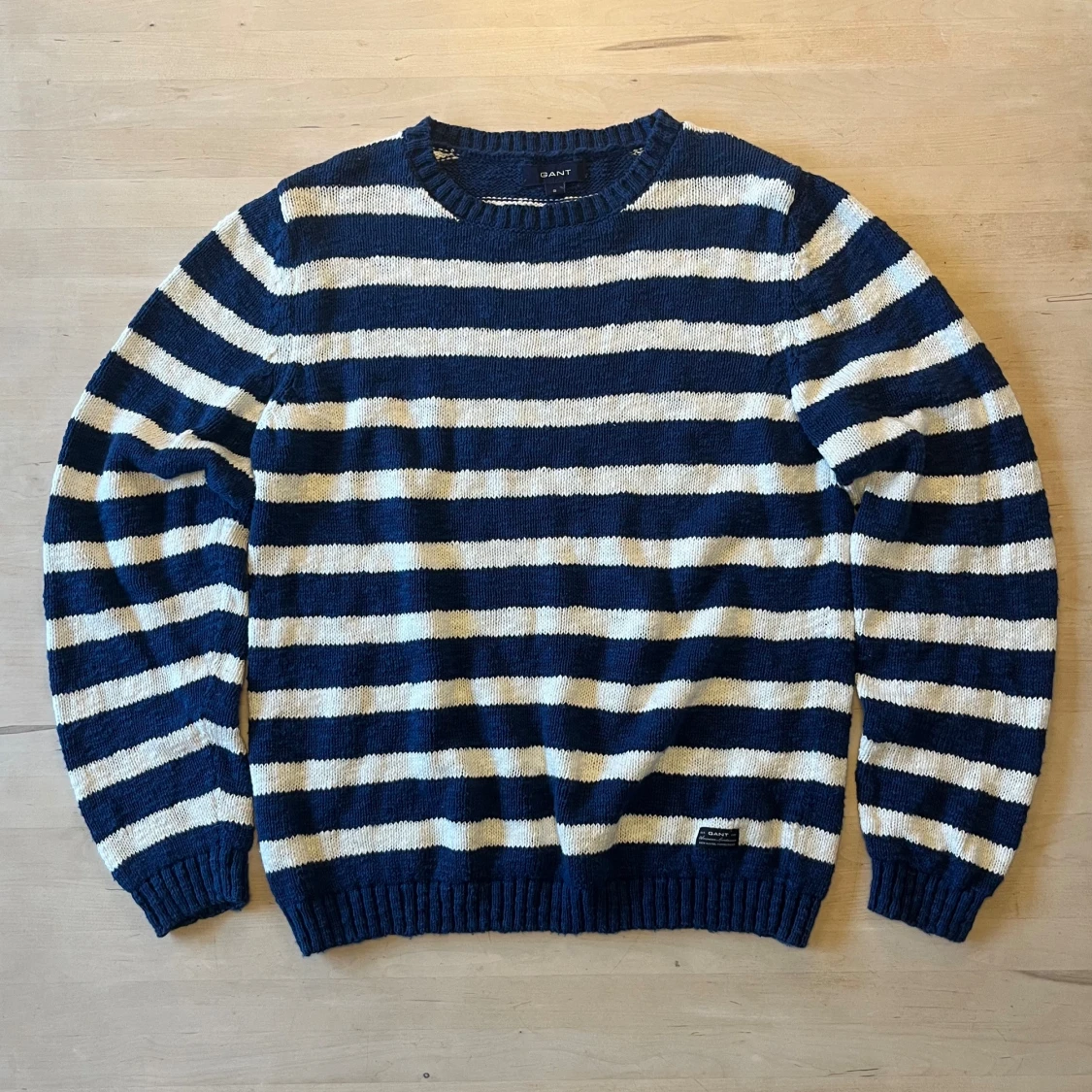 Randig stickad tröja från GANT