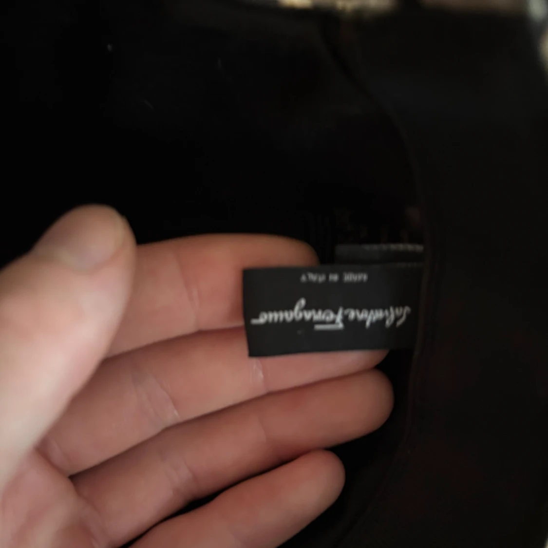 Svartvit keps från Salvatore Ferragamo - 3