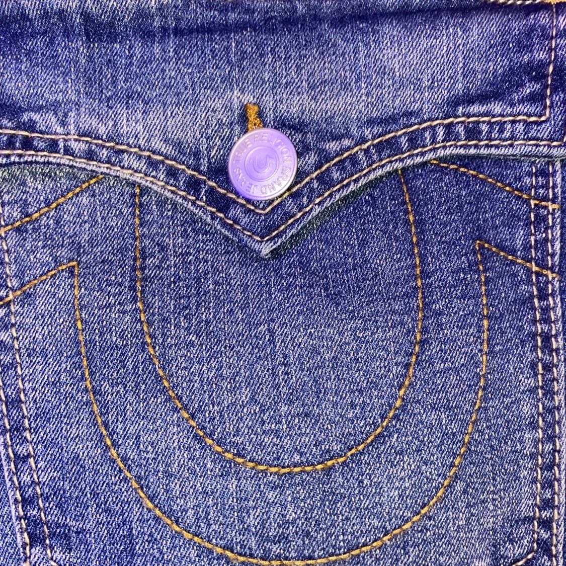 True Religion blå bootcut jeans - 3