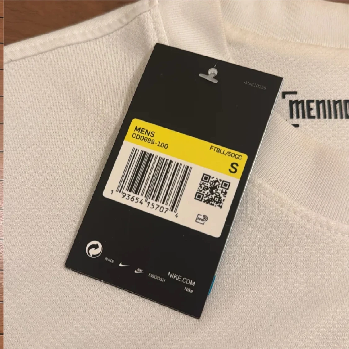 Vit Santos Neymar Jr fotbollströja Nike - 2