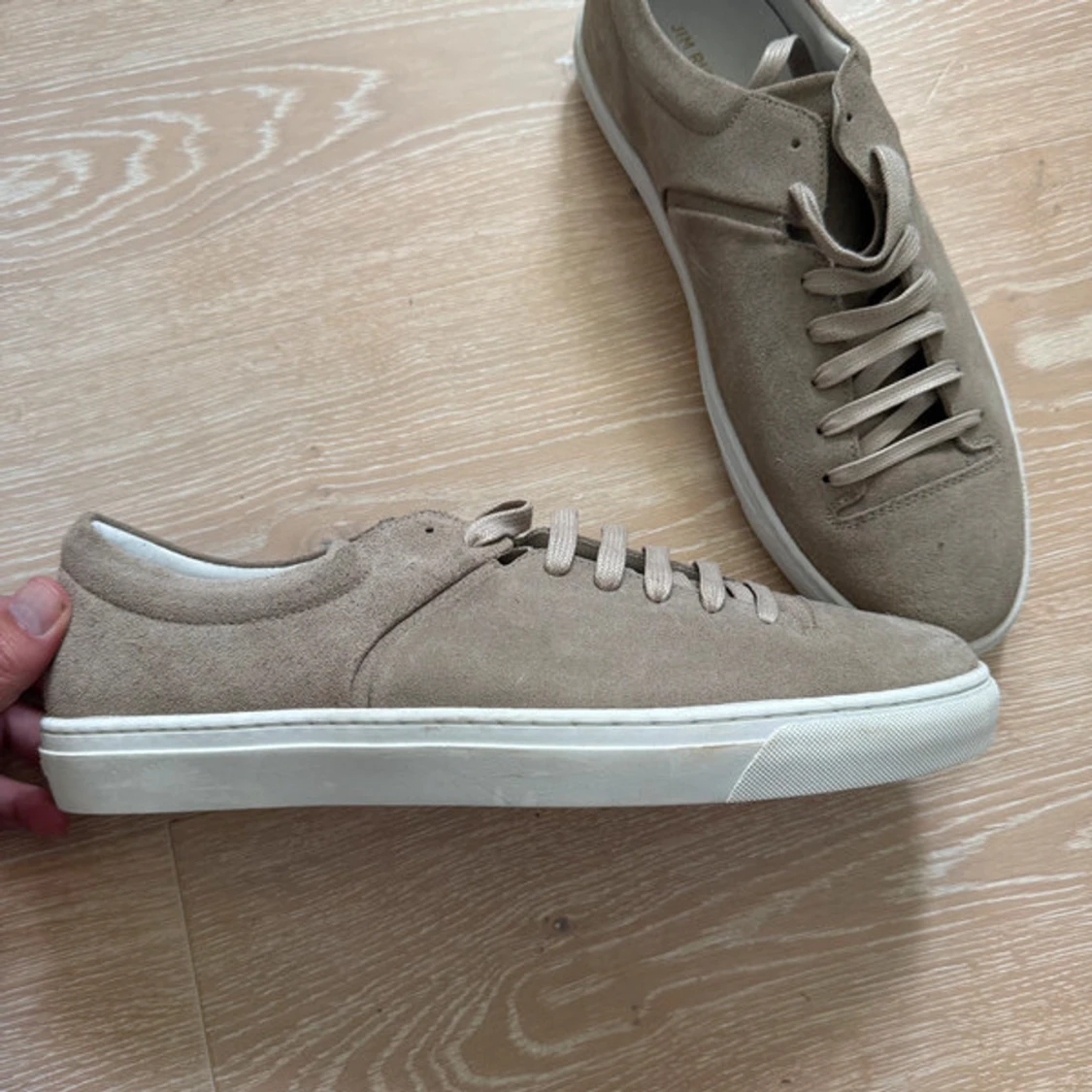 Beige mockasneakers Jim Rickey - 3