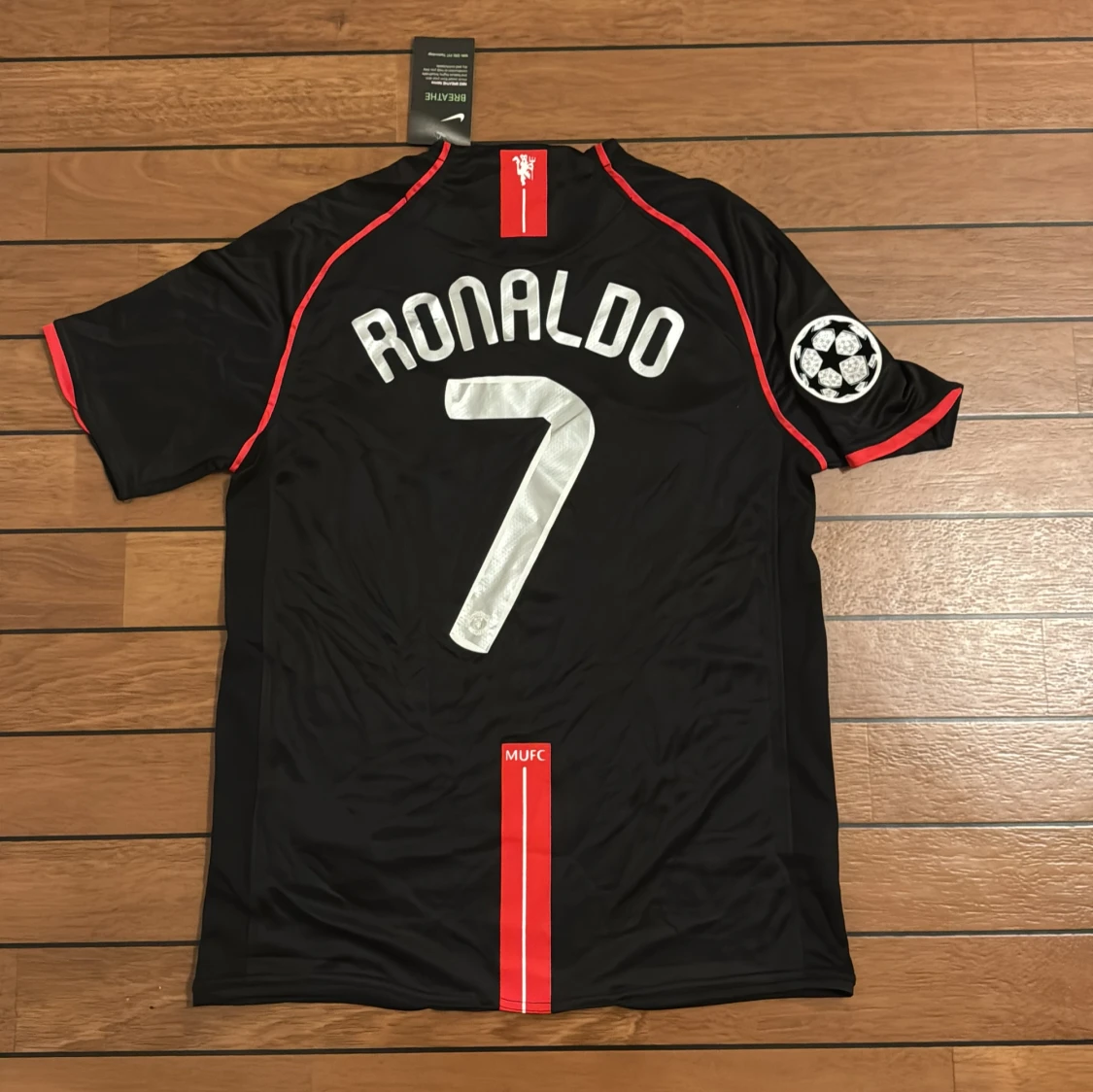 Manchester United Ronaldo 7 svart tröja