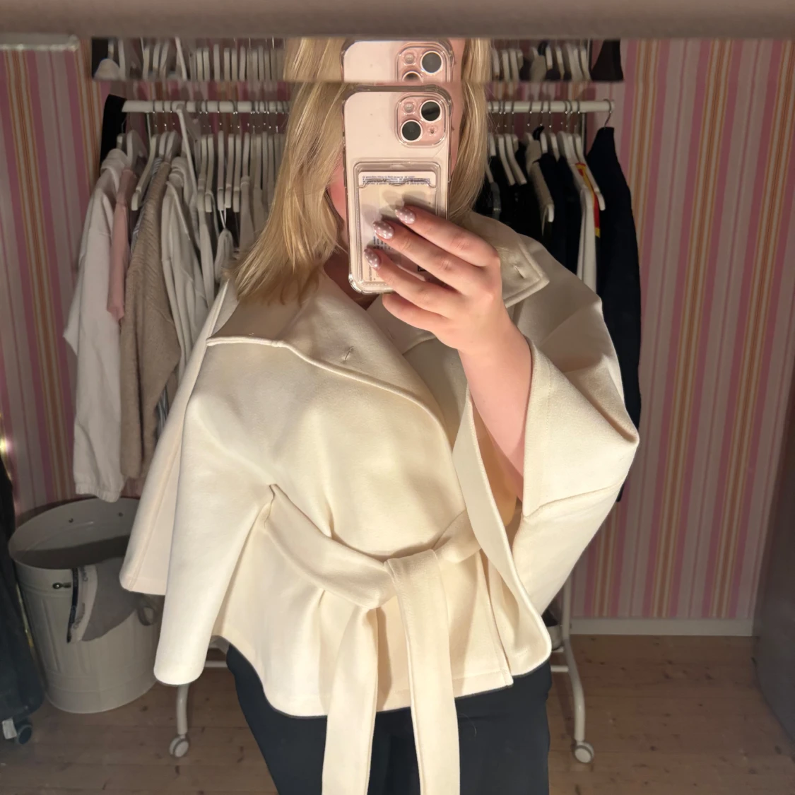 Belt cape jacket Gina - 1