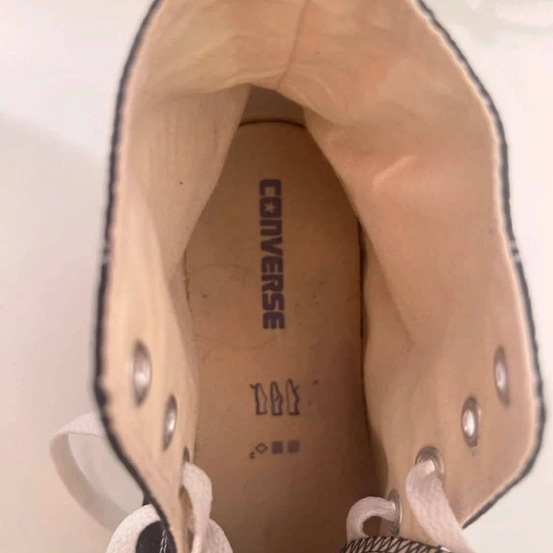 Svarta Converse All Star high-tops - 1