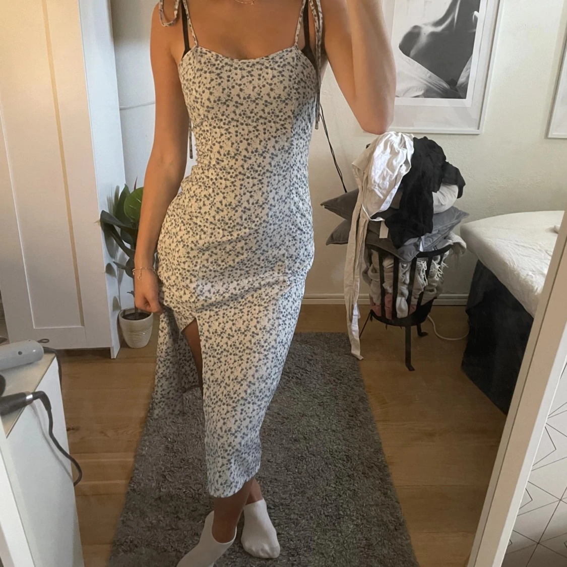 Blå sommarklänning