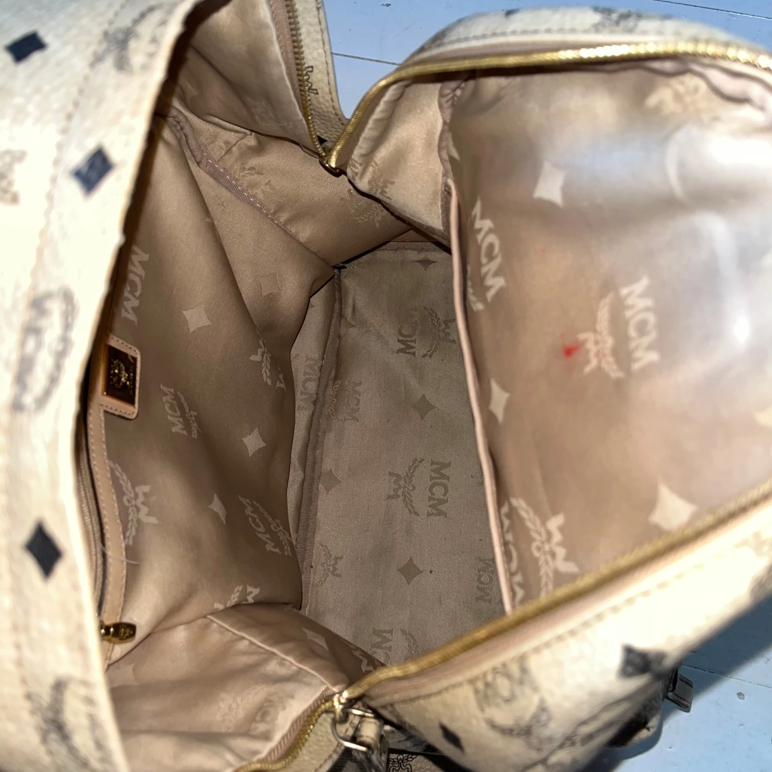 MCM beige backpack - 3