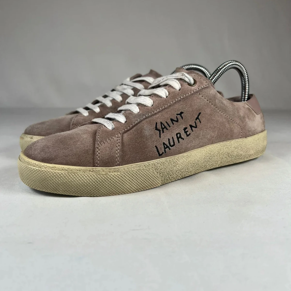 Saint Laurent mocka sneakers brun