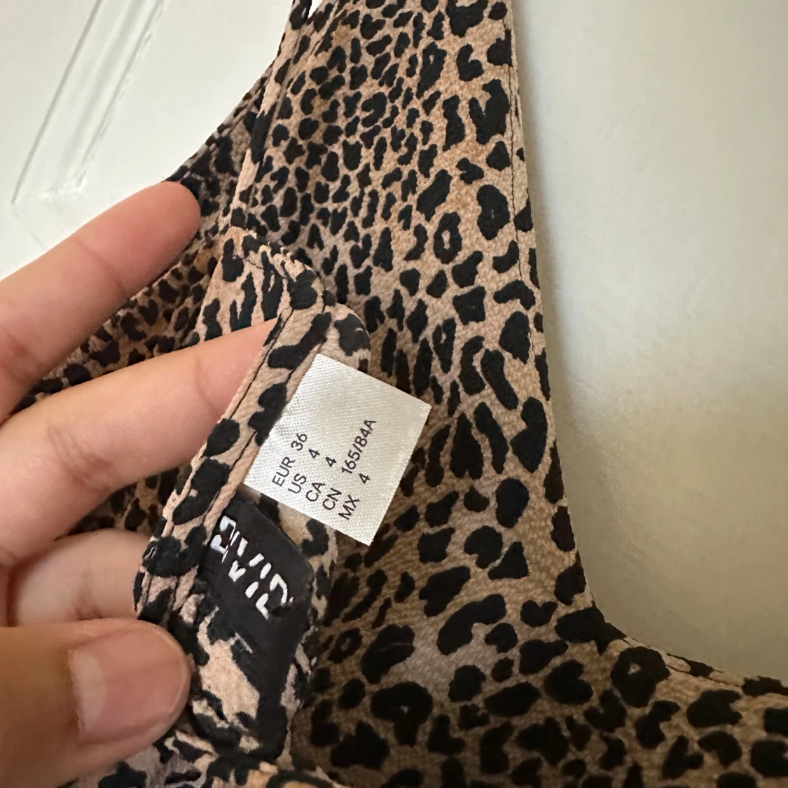 Leopardmönstrad långklänning från H&M - 2