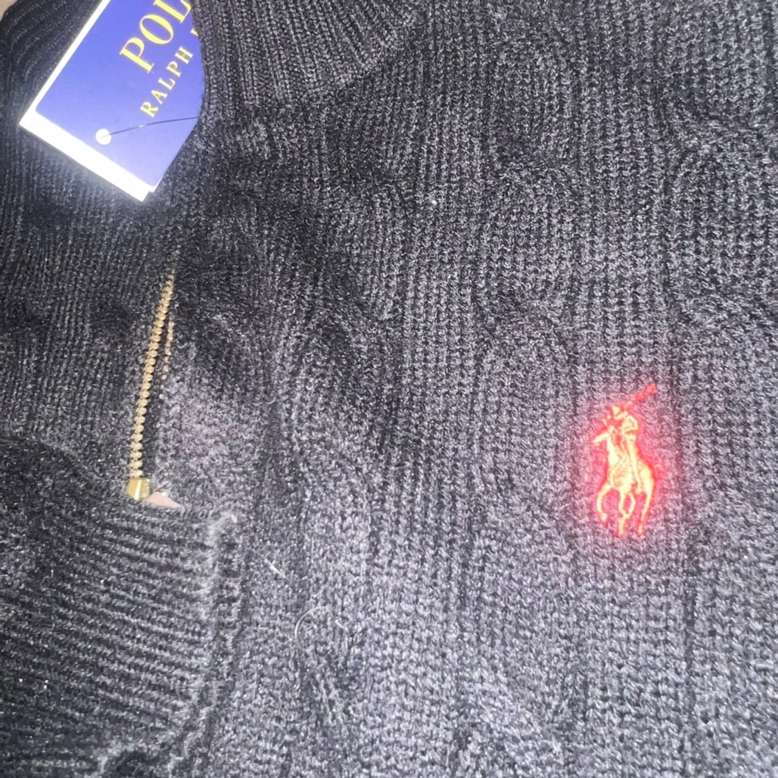 Svart stickad tröja Polo Ralph Lauren - 3