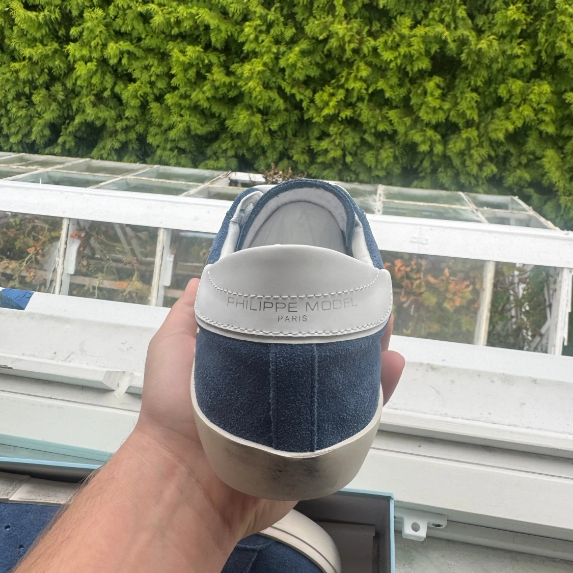 Blå Philippe Model mocka sneakers - 2