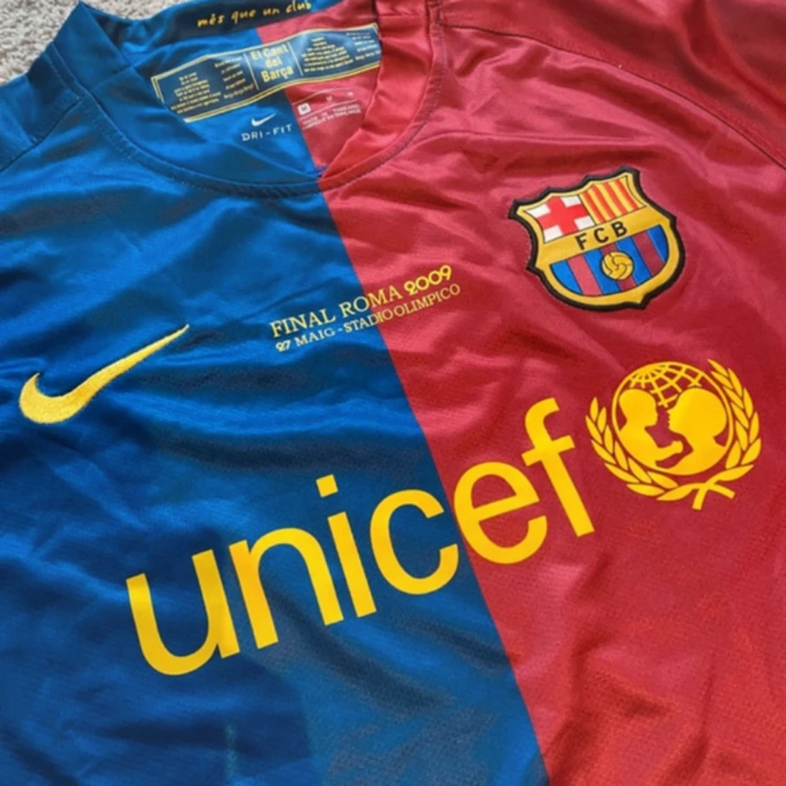 Barcelona Final Roma 2009 fotbollströja - 1