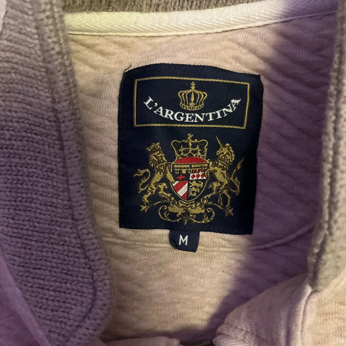 Beige stickad jacka från L'Argentina - 2