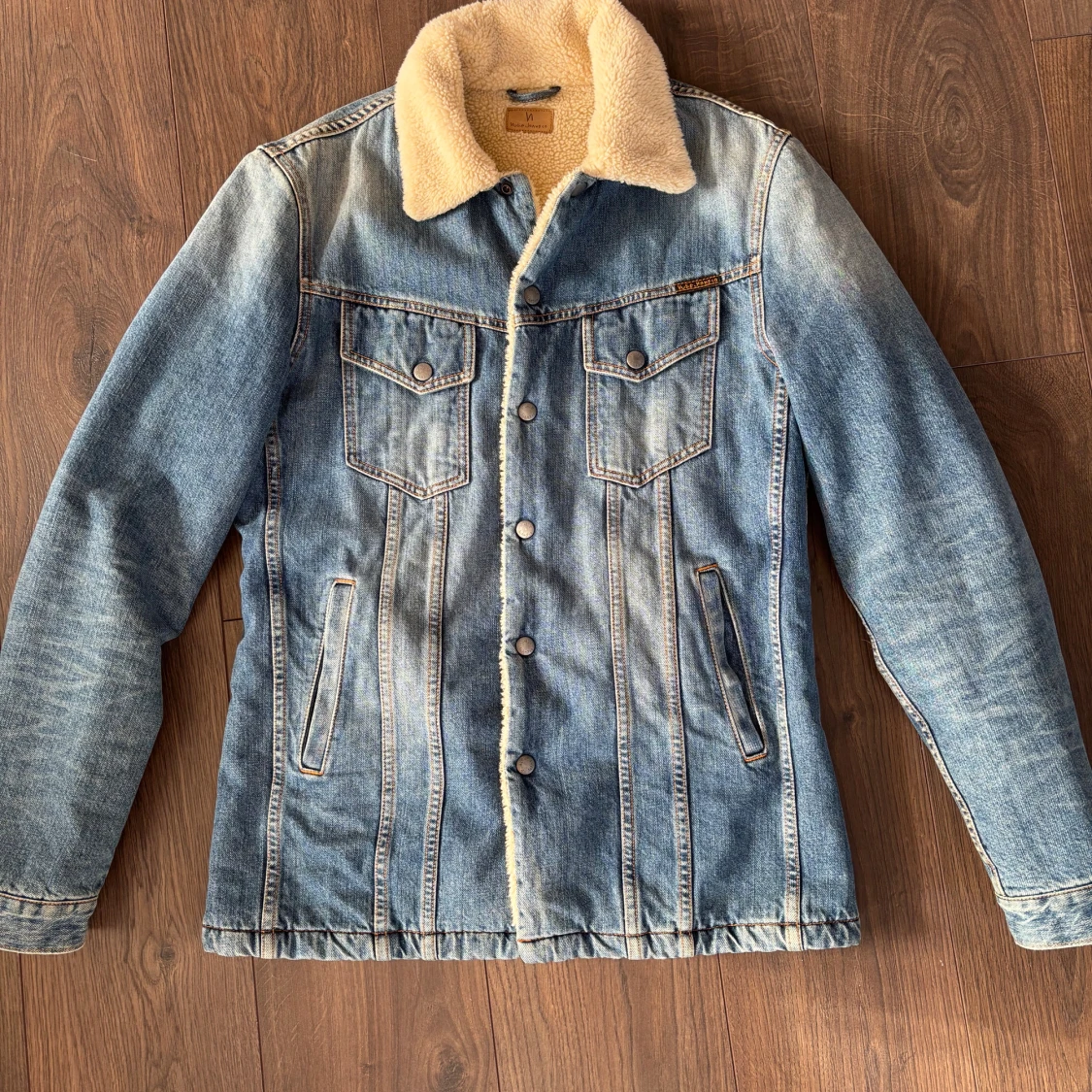 Blå jeansjacka Nudie Jeans