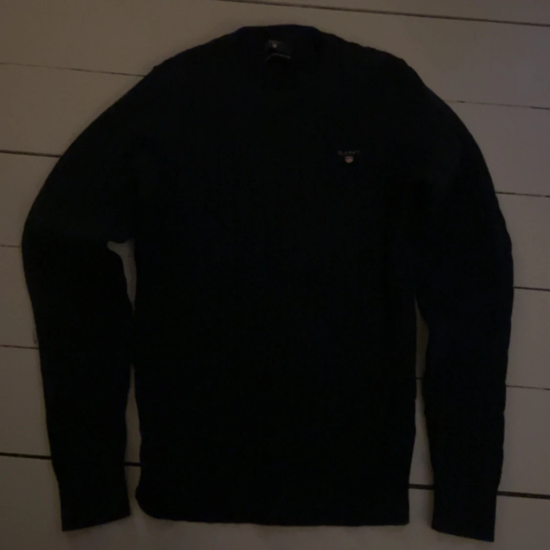 Svart stickad tröja från GANT