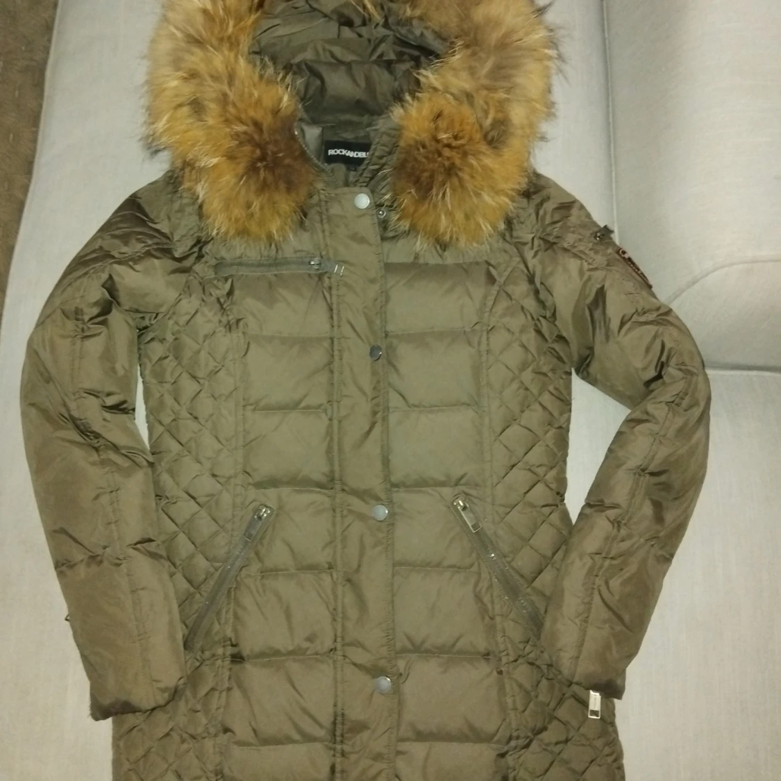 Olivgrön dunjacka Rockandblue
