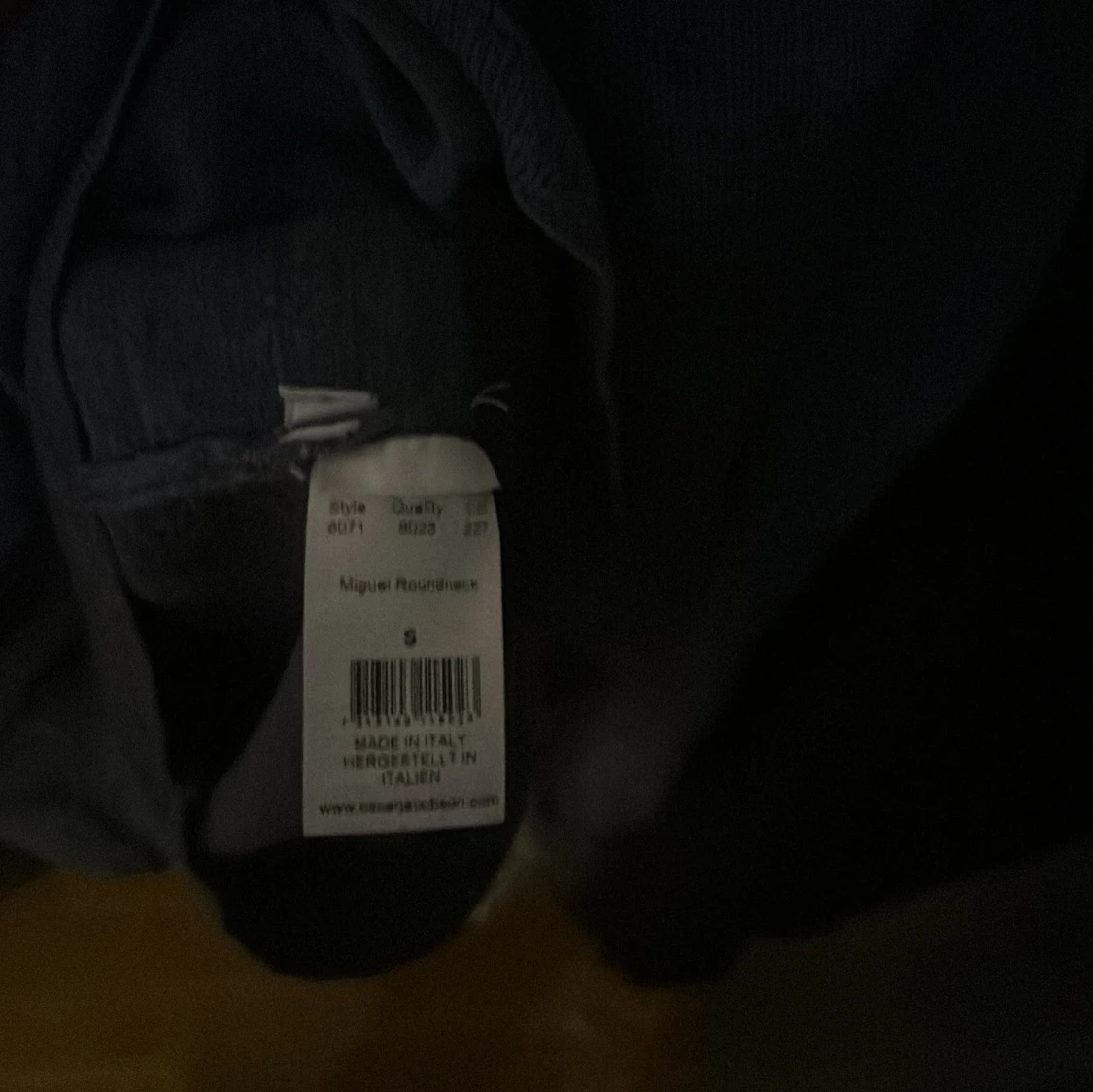  rundhalsad tröja Oscar Jacobson blå - 3