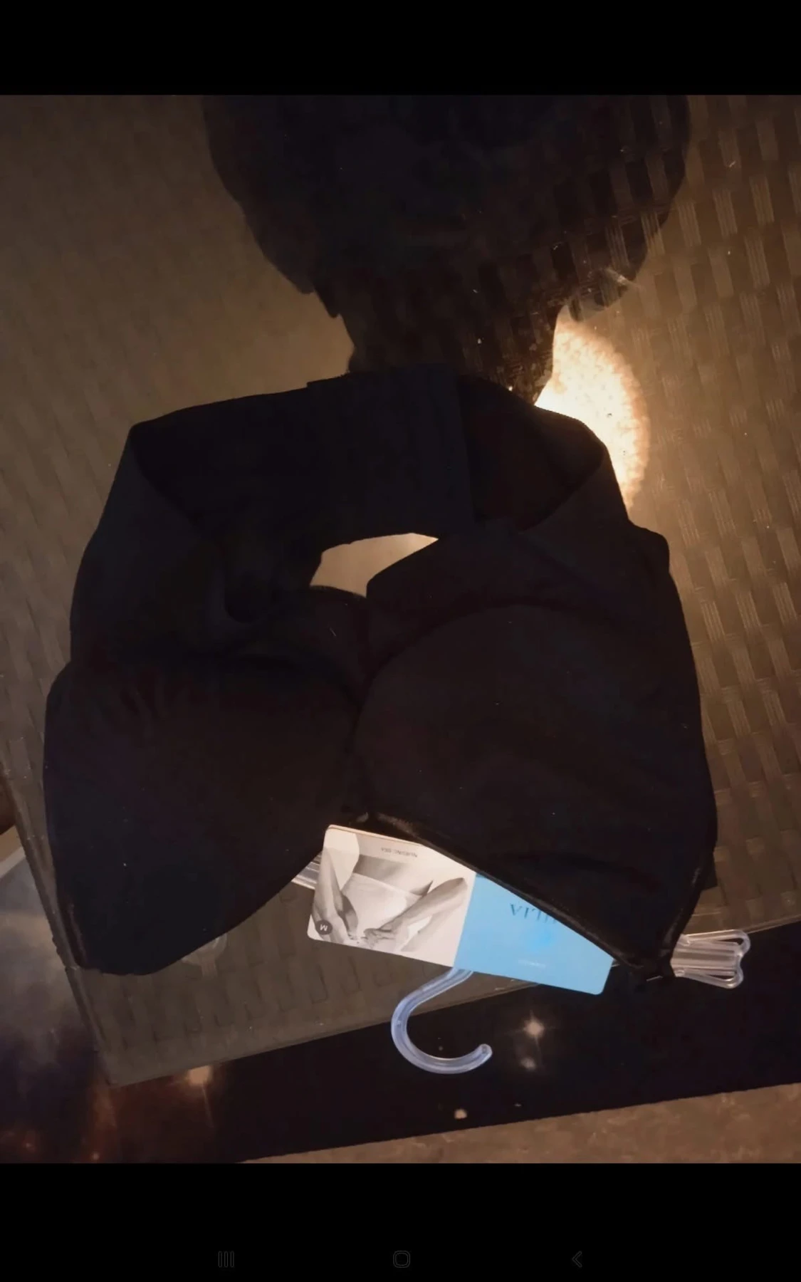 Svart bikiniöverdel från VILA