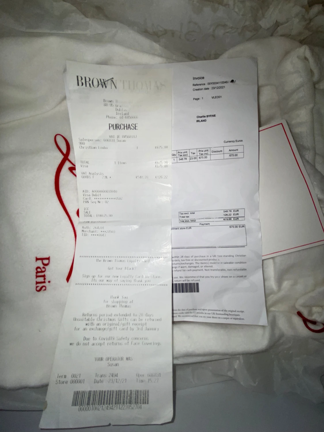 Blå Christian Louboutin sneakers - 3