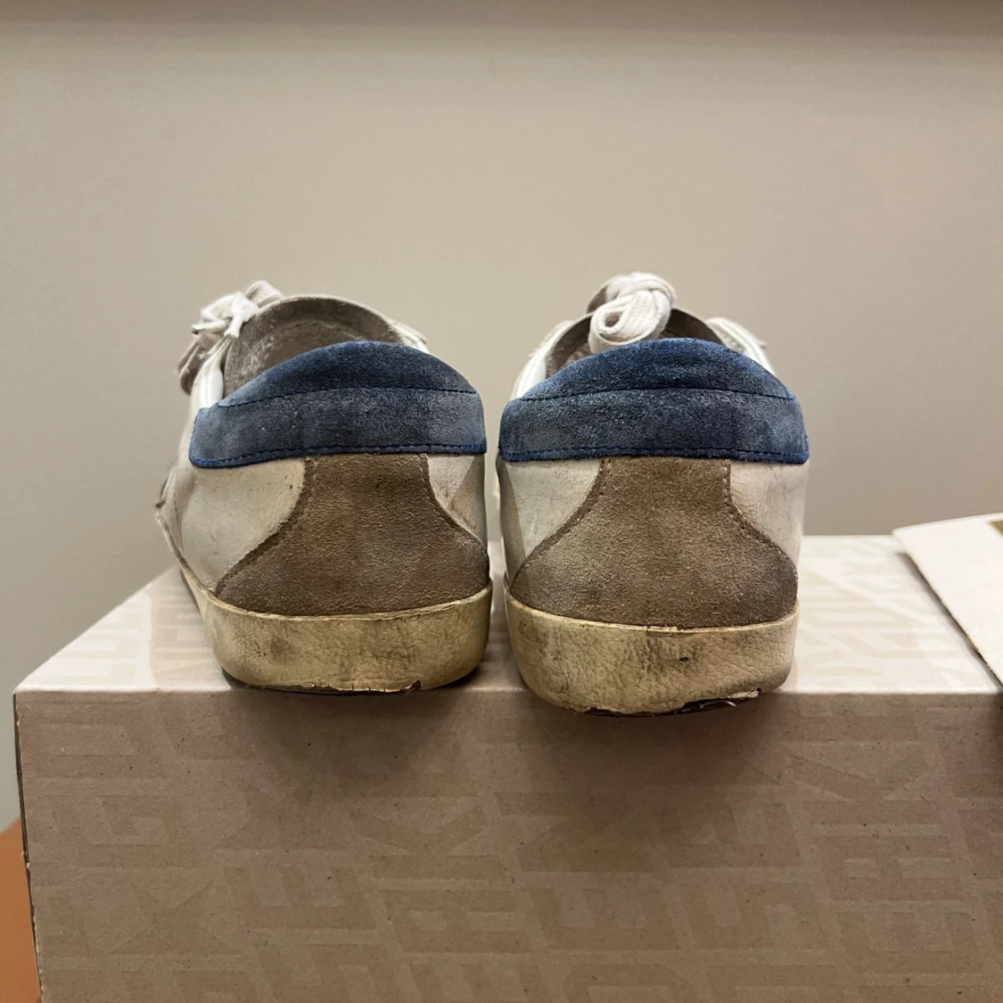 Golden Goose Superstar sneakers vit/blå - 1