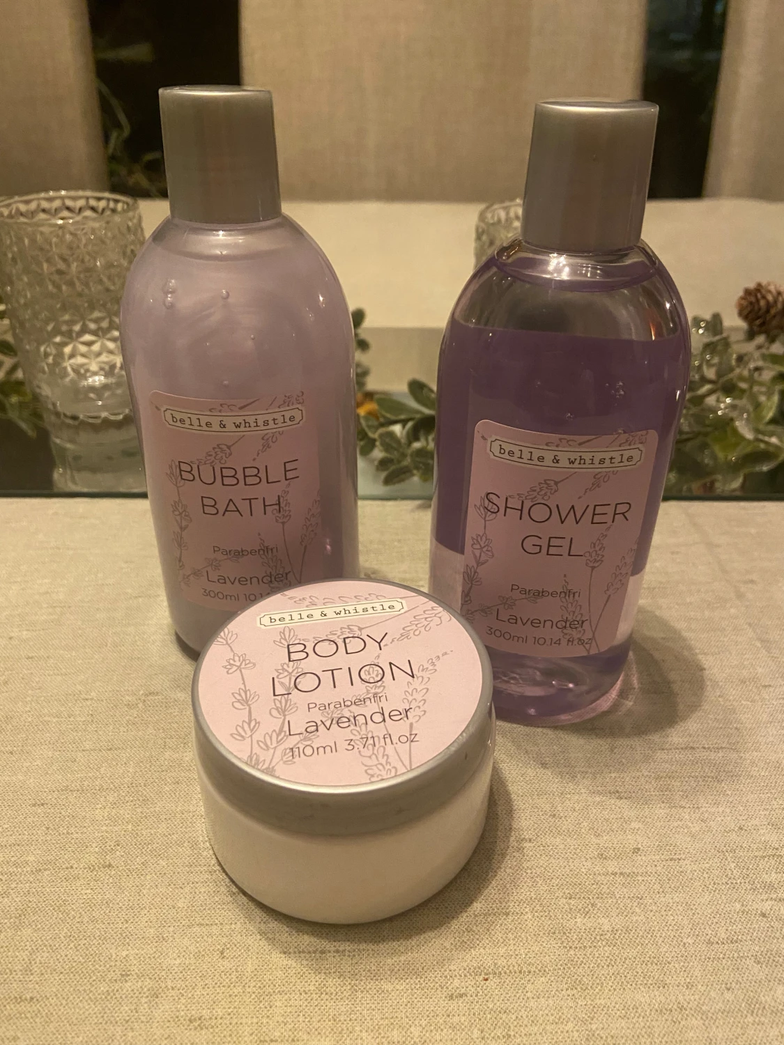 Belle & whistle spa set
