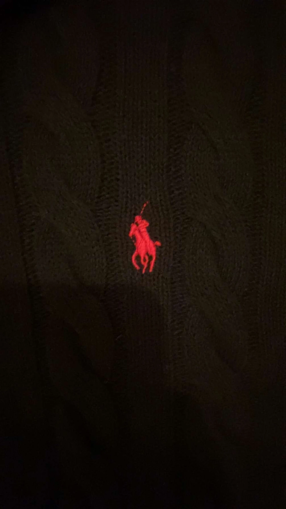 Svart stickad tröja Polo Ralph Lauren - 1