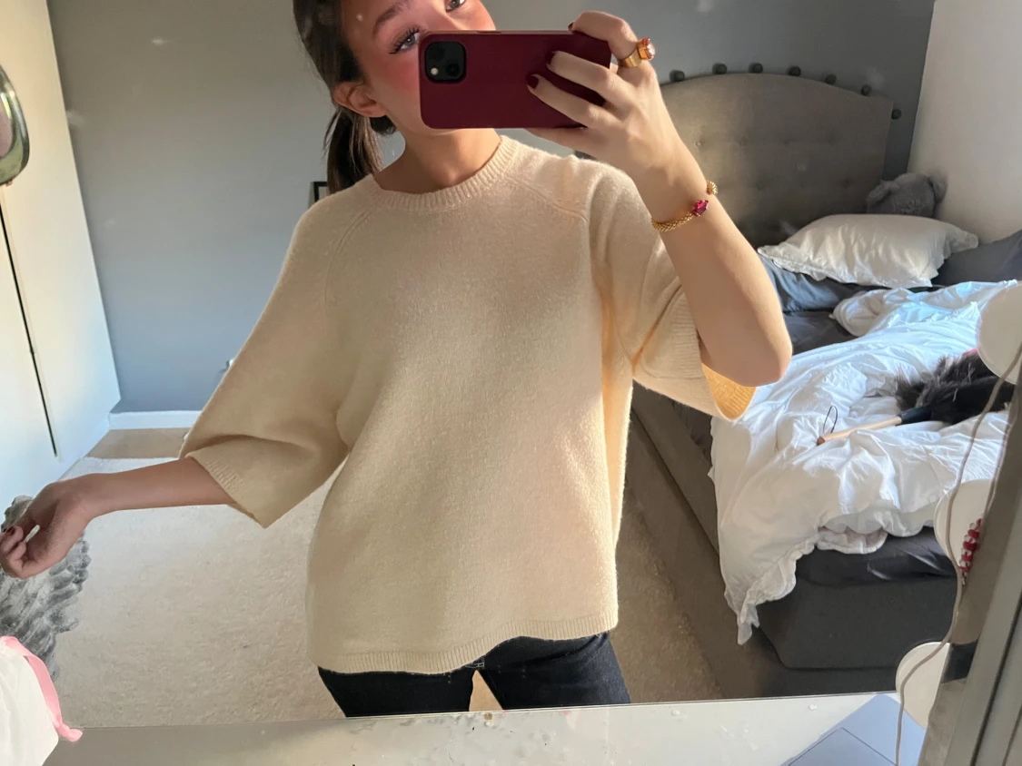 Trekvartsärmad tröja