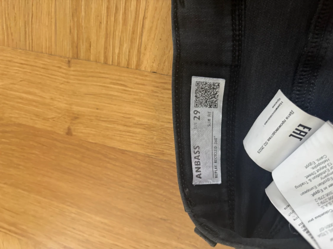 Svarta Replay Anbass jeans slim fit - 3