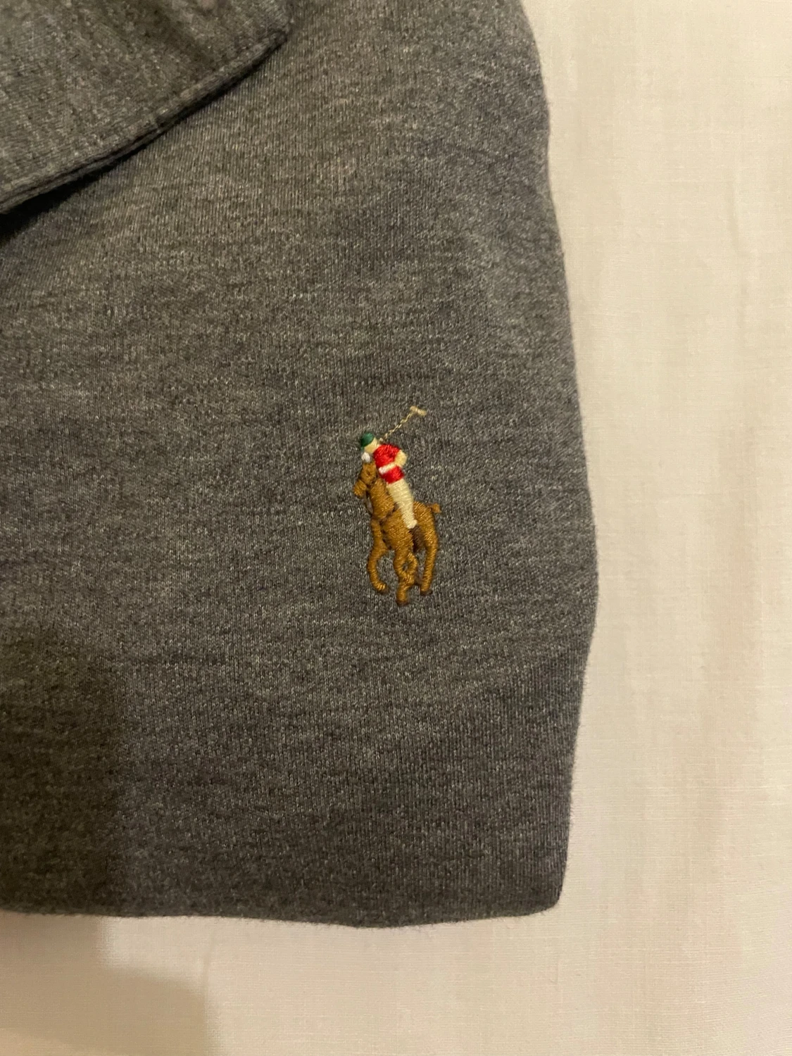 Grå pikétröja från Polo Ralph Lauren - 3