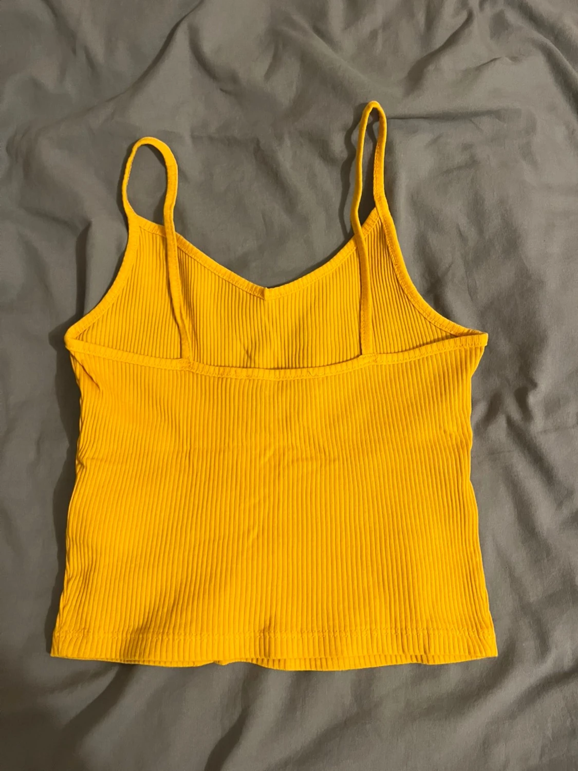 Orange ribbad linnetopp - 1